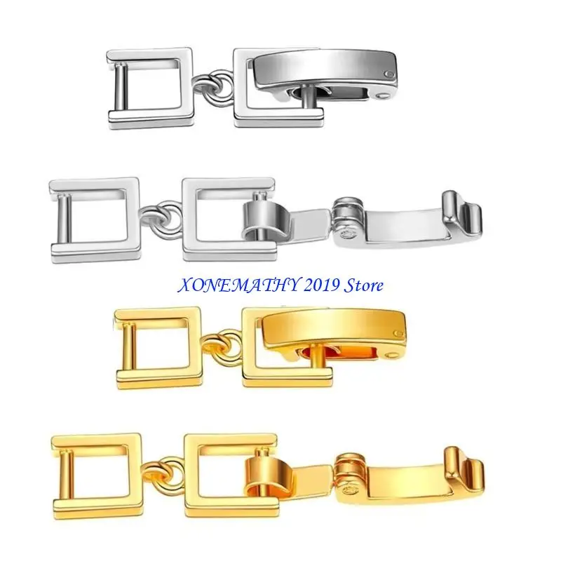 

F42F 4 шт., золотые, серебряные ювелирные застежки для ожерелья, удлинители браслета, прочные медные соединители для цепочек,