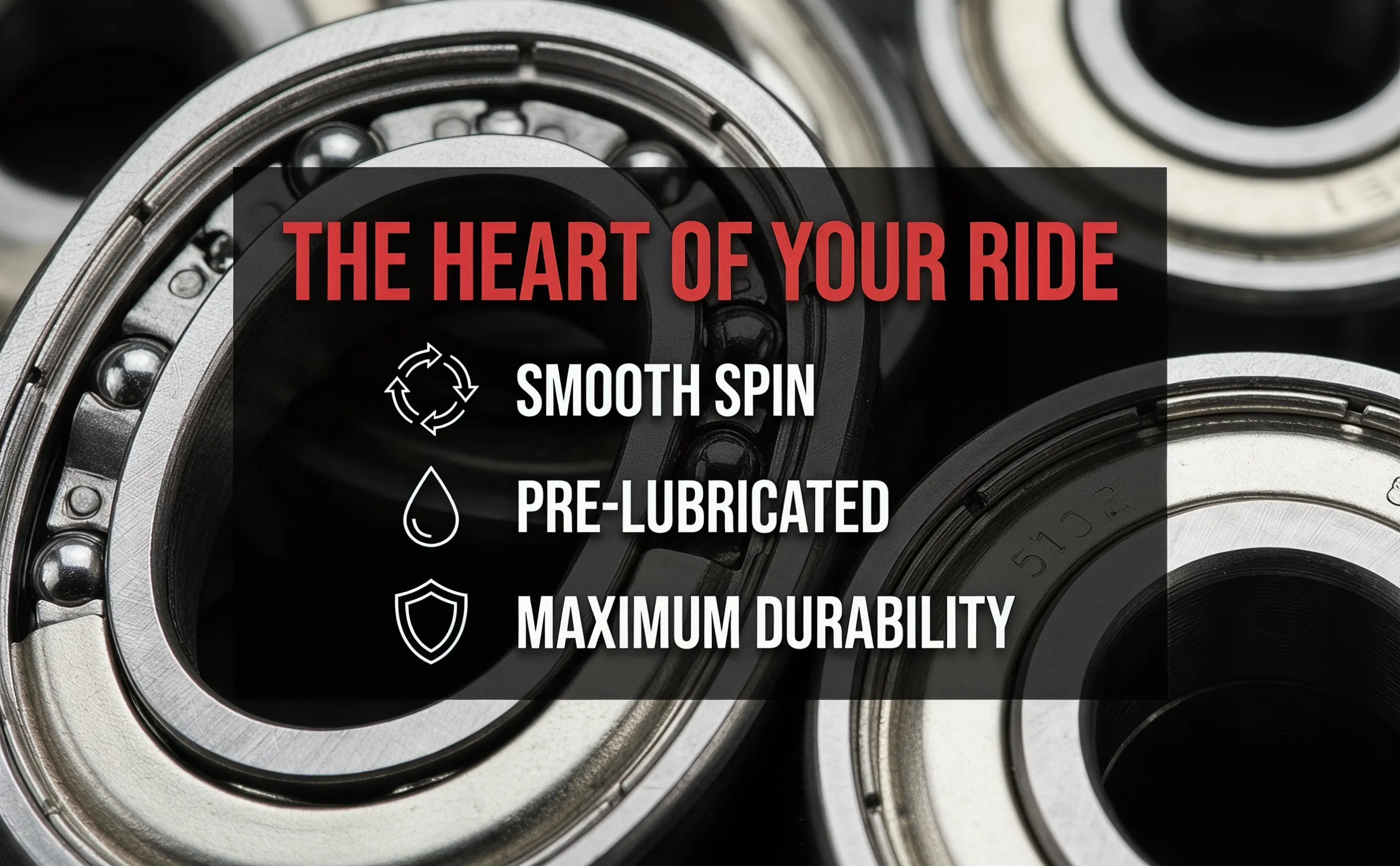 1Set Complete Skateboard Bridge Kit Aluminum Alloy Heavy Duty Bearings Wheels Brackets Easy Install for Pro Skaters and