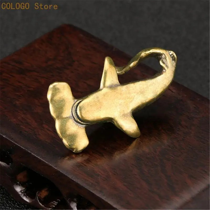 Ocean Animal Brasses Figurine, Tea Table Ornament for Shelf and Desk Decors D0LD