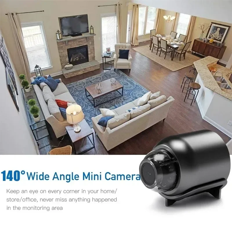 1080P HD Mini WiFi Camera Indoor Safety Security Surveillance Baby Monitor Night Vision Camcorder IP Cam Audio Video Recorder