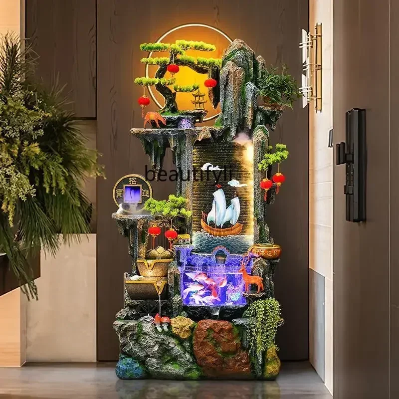 

K18 A26 rockery, flowing water, fish tank, fountain floor ornament, opening gift, alpine circulating water feature ornament