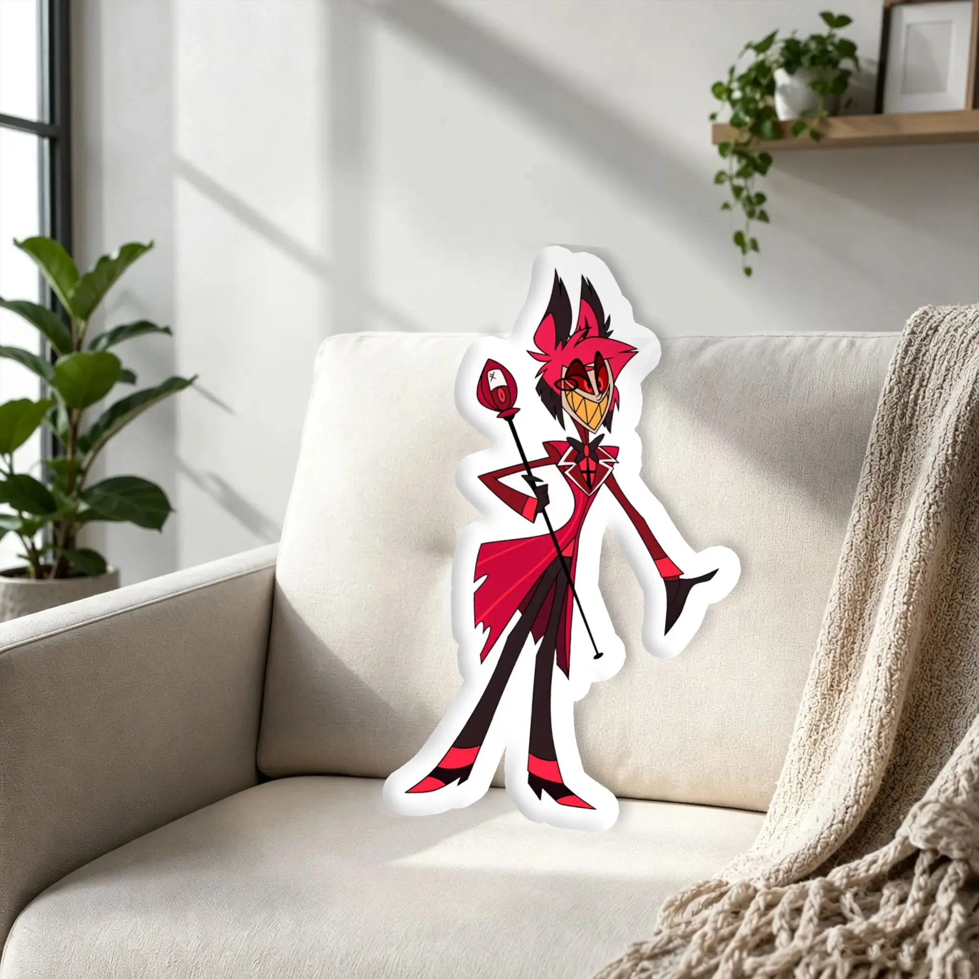Custom H-Hazbines Cartoon Manga Pillow Game Funny Soft Cushion Personalized Throw Pillows For Bed