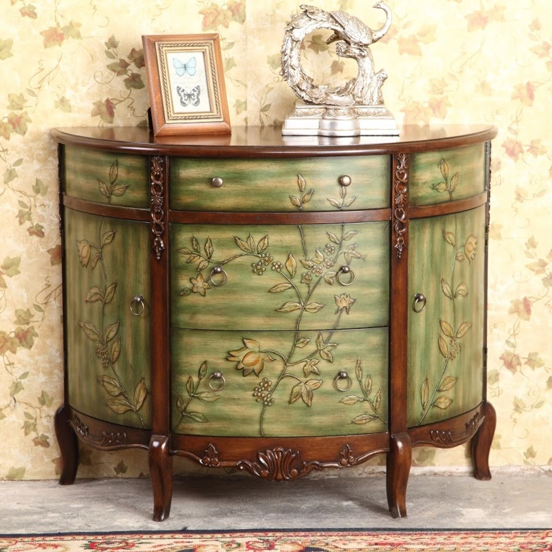 

Полукруглый вход, прихожая, перегородка, украшение для гостиной, стол для хранения, ручная роспись