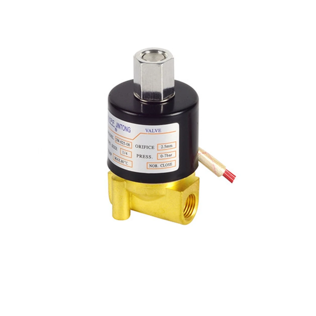 ABILKEEN 2W-025-06 G1/8'' Normally Closed Direct Acting Solenoid Valve Explosion proof All Copper Zero Start Water Vapor Valve