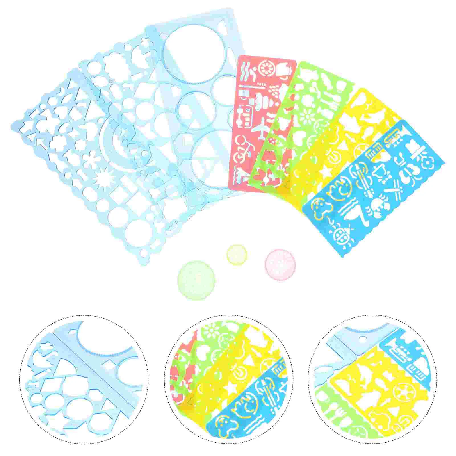 Drawing Stencils for Adults Multifunctional Ruler Template Tool Architecture Supplies Tape Measure