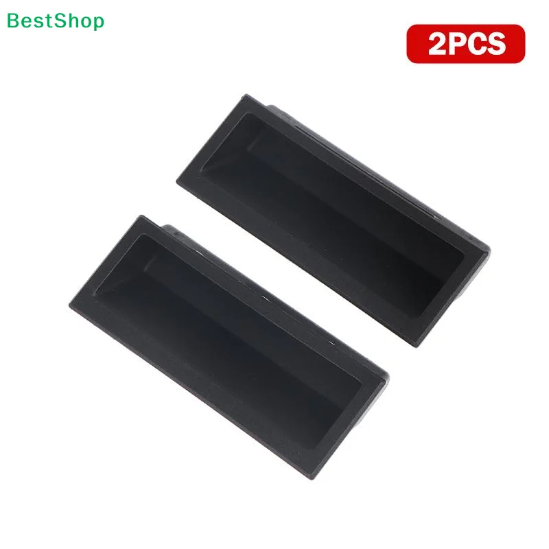 Industrial Iron Sheet Cabinet Pull Plastic Concealed Handle Recessed Plastic Grip For Chassis Door Handle