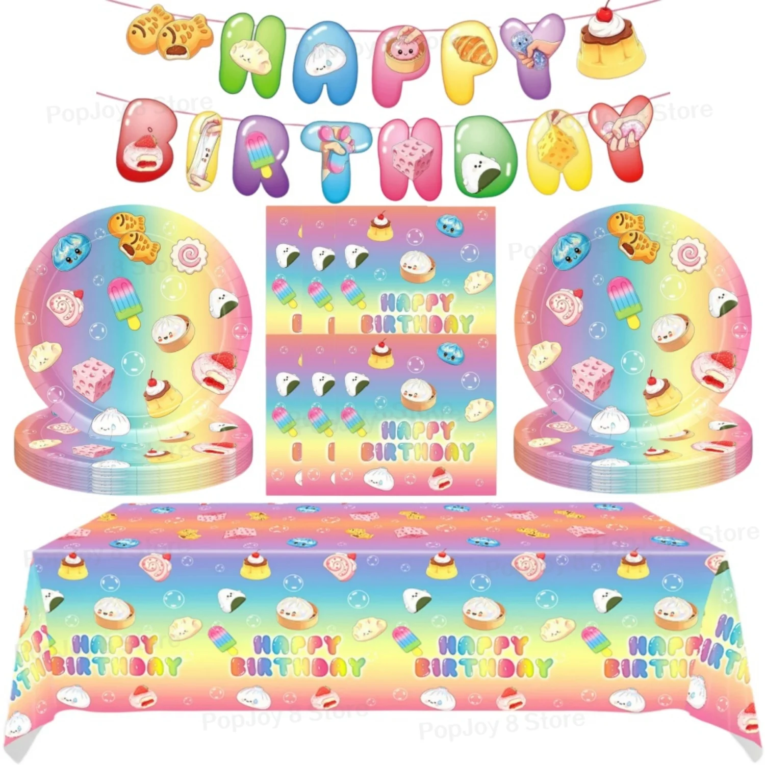 Wedding Day Supply Kit - Kit de Décorations d'Anniversaire Thème Dumpling