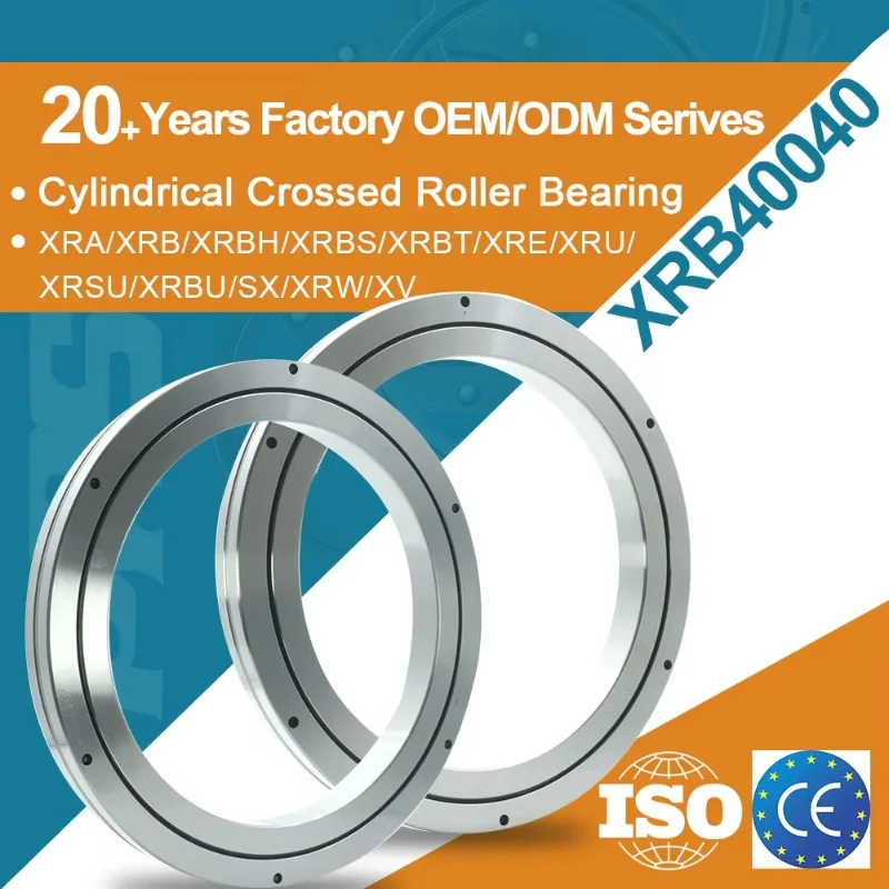 RB40040 Crossed Roller Bearing XRB40040 CRB40040 UU P5 Cylindrical Robot Joint Slewing Bearing 400*510*40 NRXT40040 CNC Table