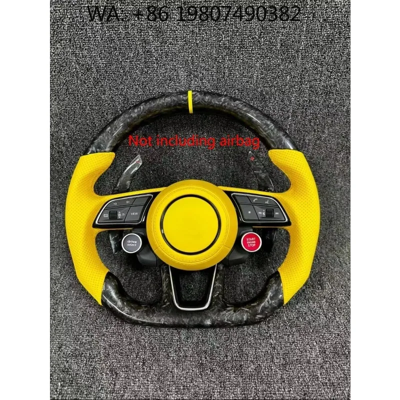 

Ergonomic Anti Slip Sports Steering Wheel Metal Trim Stitching Modified Premium Car Interior Upade Parts