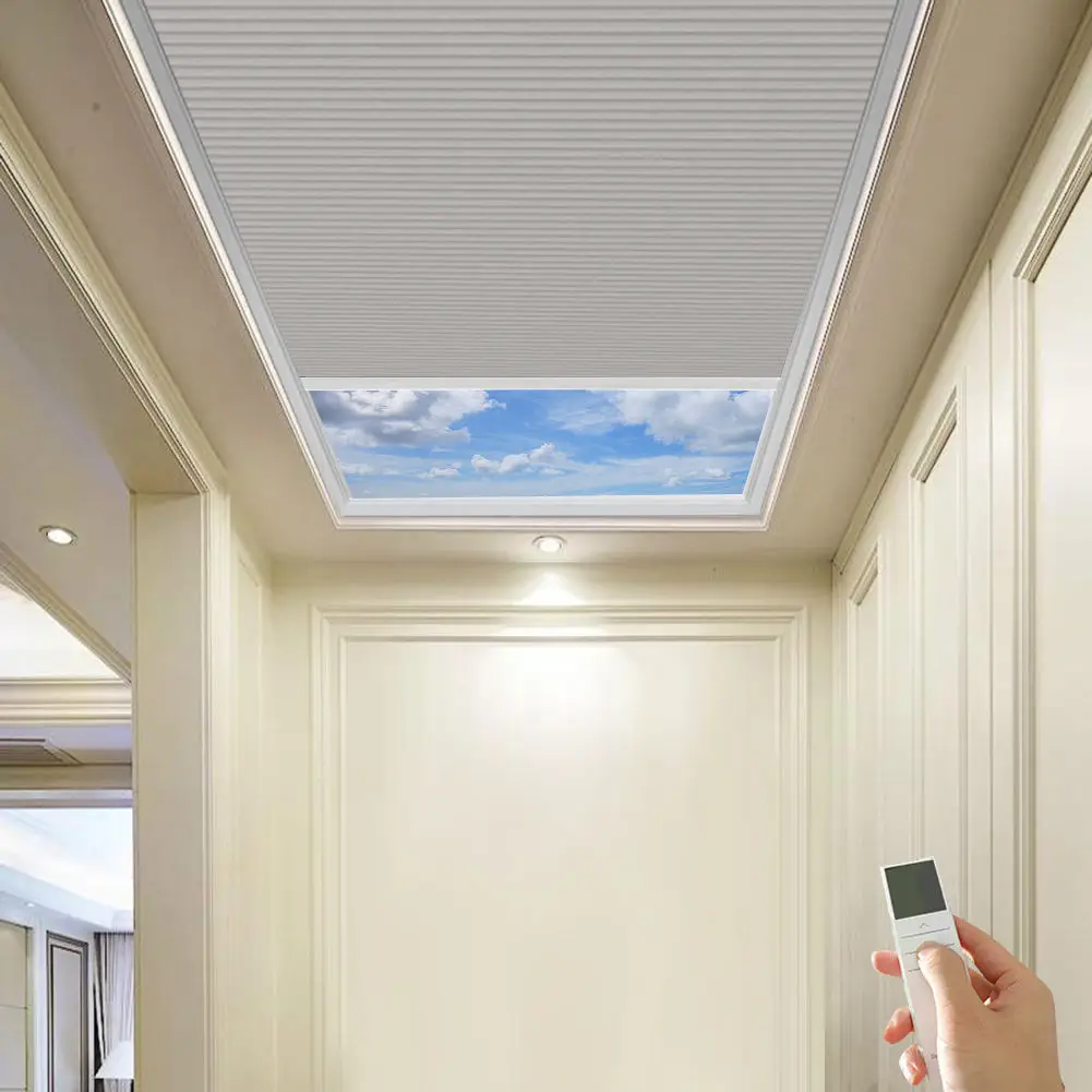 

Sky Window Honeycomb Shades. Innovative cellular design for perfect insulation & light control. Modern, custom fit for overhead