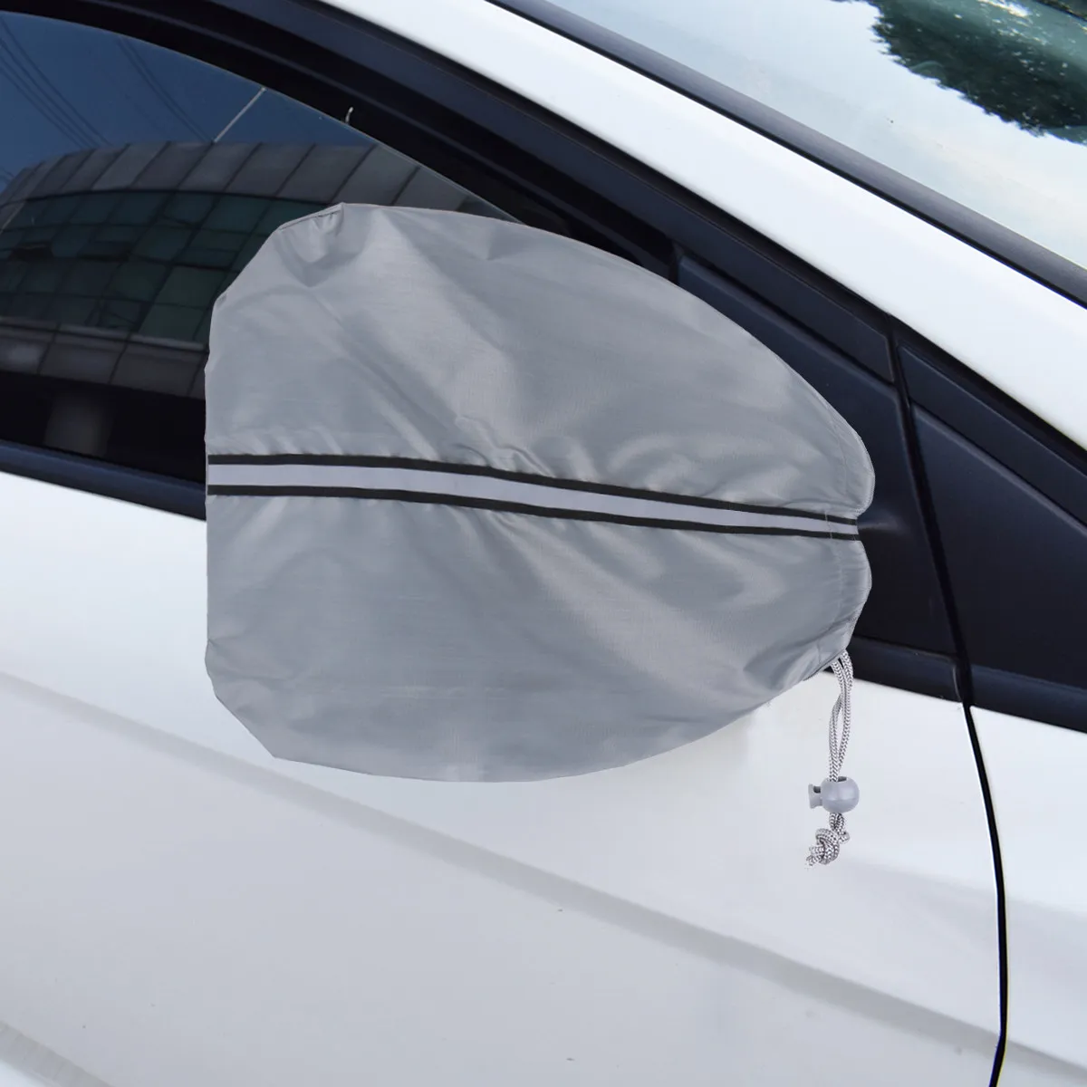 

1Pair Auto Side Mirror Covers Waterproof Oxford Fabric Durable Scratch Proof Car Rear View Back Mirror Protector Sleeve 33x27cm