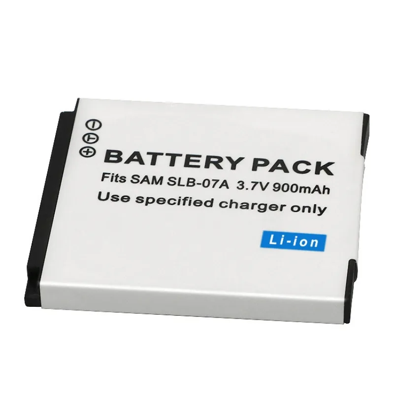 SLB-07A Battery 3.7V 900mAh Rechargeable Batteries and Charger for Samsung ST50 ST500 ST550 ST600 Camera Battery Charger Battery