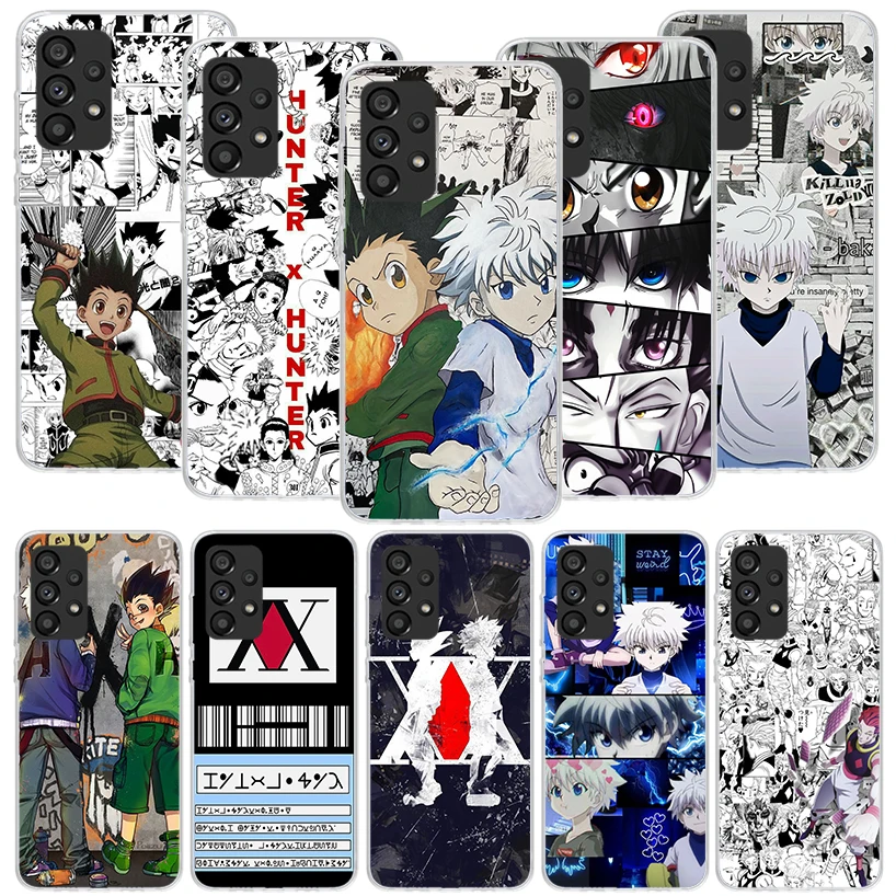 Anime Hunter X HXH Phone Case For Samsung Galaxy A14 A15 A13 A12 A54 A55 A53 A52 A04S A24 A25 A23 A22 A34 A35 A33 A32 A03S A02S