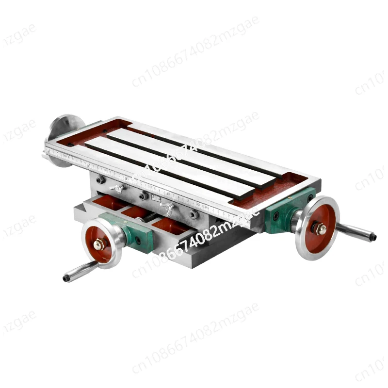 

350*140 Cross Slide Table Heavy-duty Precision Drilling and Milling Cross Table Multifunctional Guide Rail Hand-cranked Small