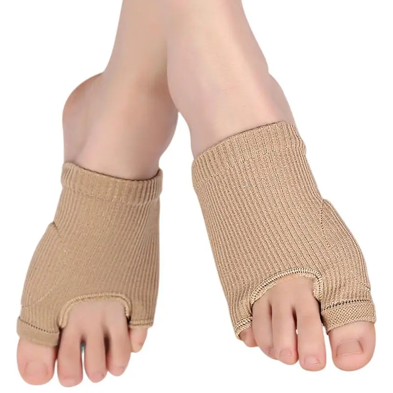 Coussinets de manchon métatarsien pour l'avant-pied métatarsien, manchon de compression des pieds, chaussettes de séparation réutilisables pour la marche quotidienne