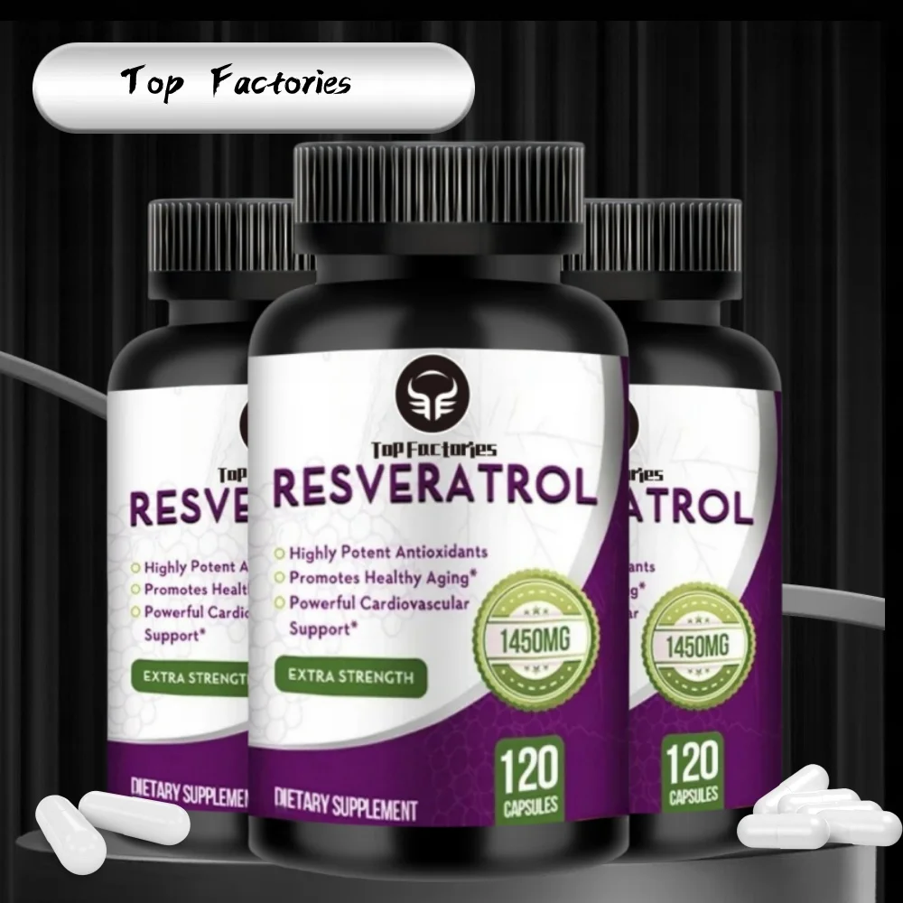 

Ultra High Purity Resveratrol Capsules -98% Trans Resveratrol - Highly Purified And Bioavailable -120 Reserve Supplements