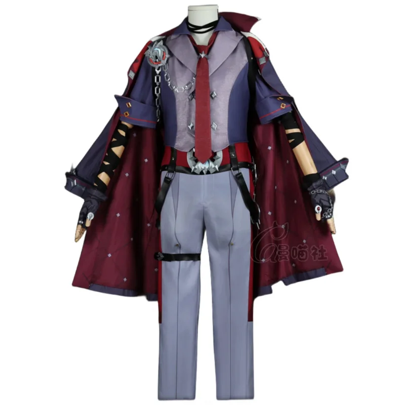 Warden Wriothesley Cosplay Halloween Carnival Party Men Women Girls Children Adult Christmas Anime Costume Cos