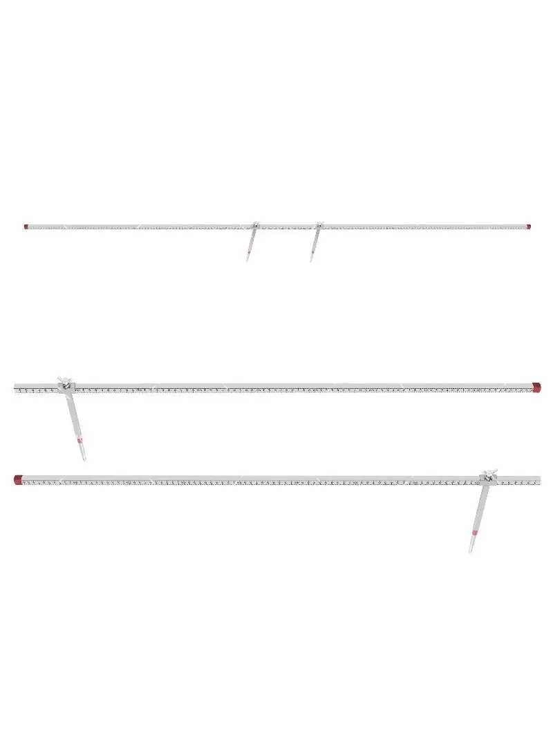 Stainless Steel Car Sheet Metal Tools for Body Beam Accident Repair Inspection Two-Dimensional Measuring Tape