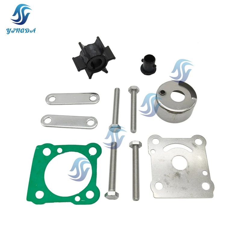 

Boat Engine Water Pump Impeller Kit 6N0-W0078 For Yamaha 2T 6HP 8HP Outboard parts