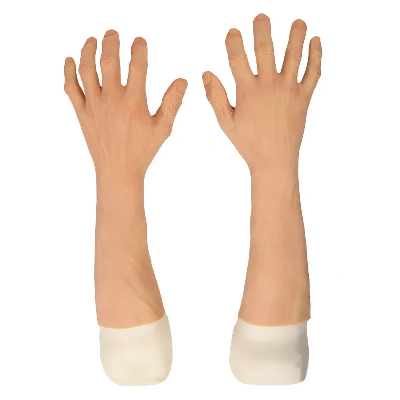 Silicone Gloves with Realistic Arm Length Adjustable and Micro Elasticity