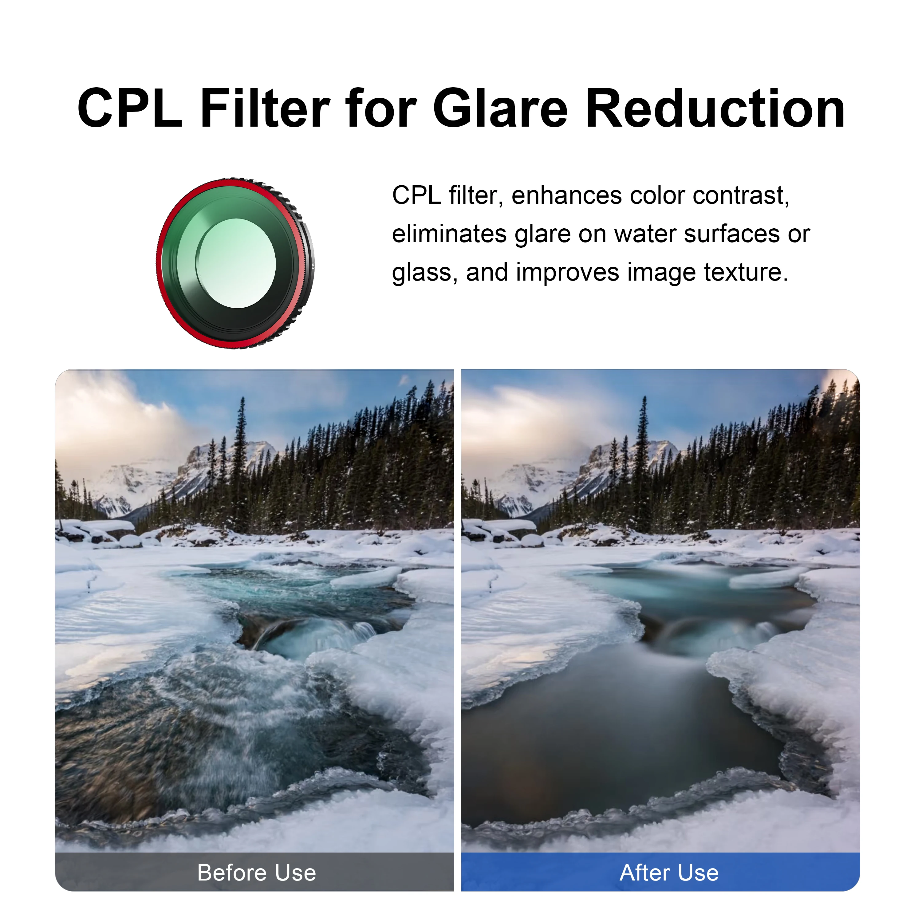 Lens Filter Set for Insta360 Go Ultra Camera ND Filter ND32 ND64 UV CPL Black Mist 1/4 Filter For Insta 360 Go Ultra Accessories
