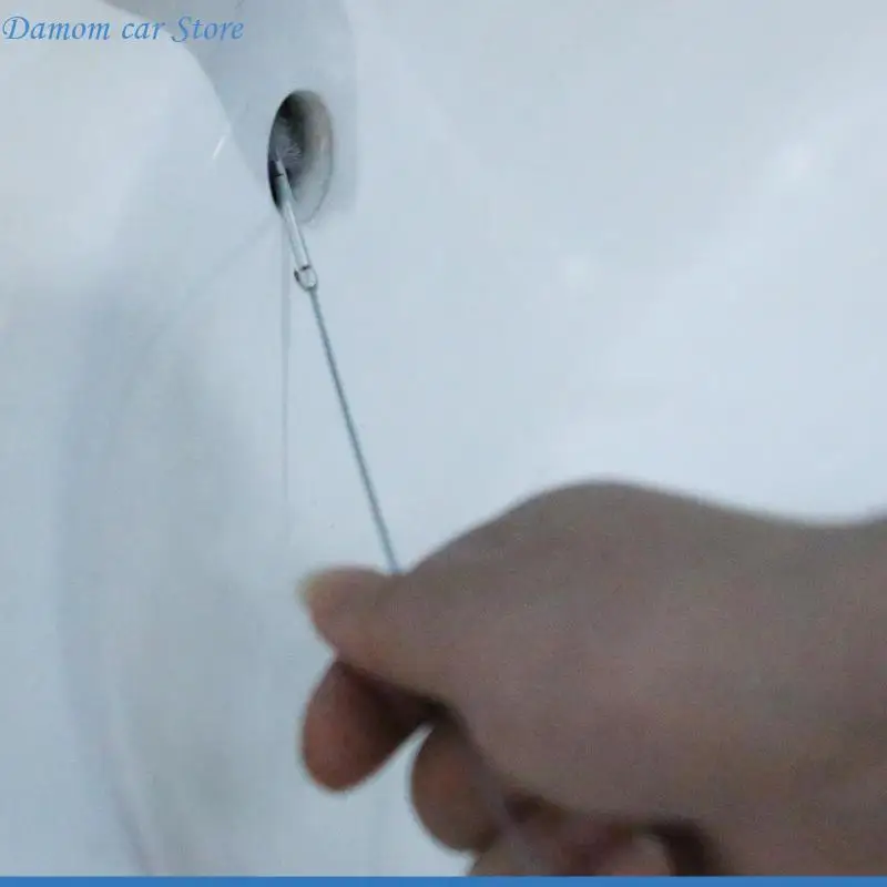 A2UC Car Sunroof Drain Hole Cleaning Brush Unclogging Cleaning Scrubbing Long Hose