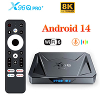 X96Q PRO+ Smart Android 14 TV Box 4GB 32GB 64GB Allwinner H728 8K Set Top Box Android 14.0 Wifi6 Media Player TVBOX Android14
