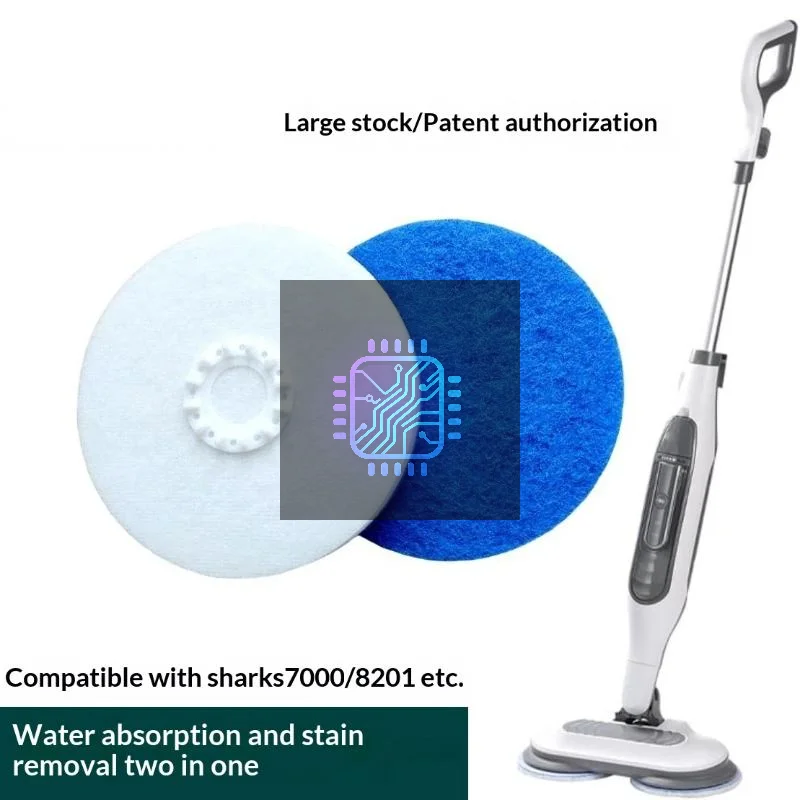 Scratch Resistant Replacement Mop Pads Fit S7000 8201 Absorbent Microfiber Pads for Home Marble Tile Floor Cleaning