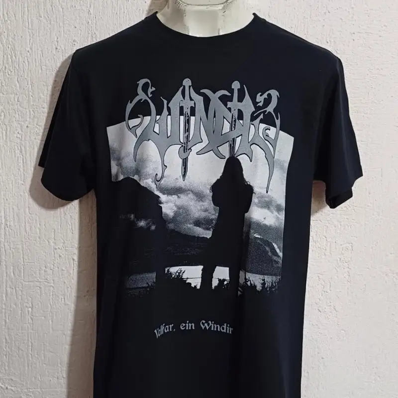 Camiseta Windir valfar ein metal negro enslavado ulver falkenbach bathory