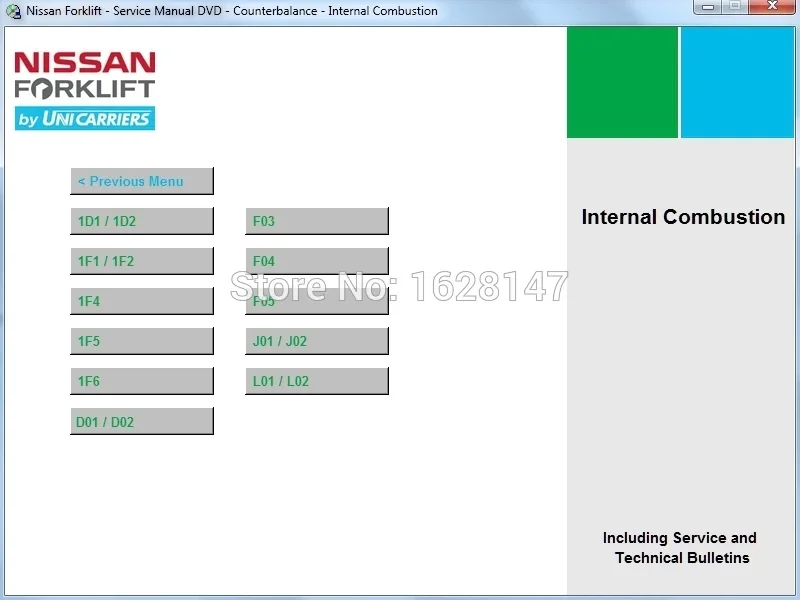 For Nissan Forklift Service Manual 2013