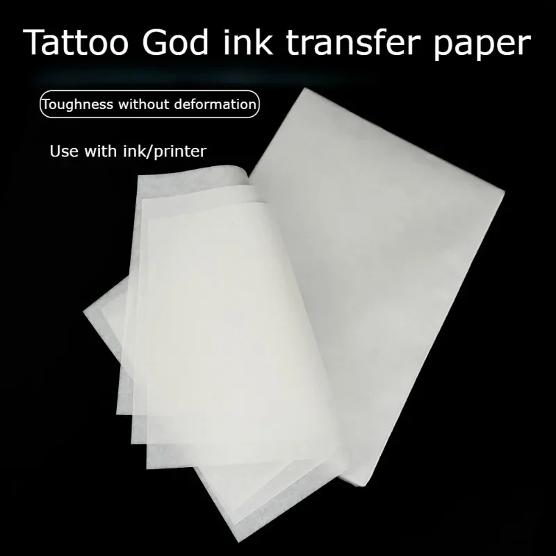 

100\200\500Pc Tattoo Ink Transfer Paper Tattoo Transfer Machine Copy Paper A4 with Ink Using Transfer Paper Tattoo NewTechnology