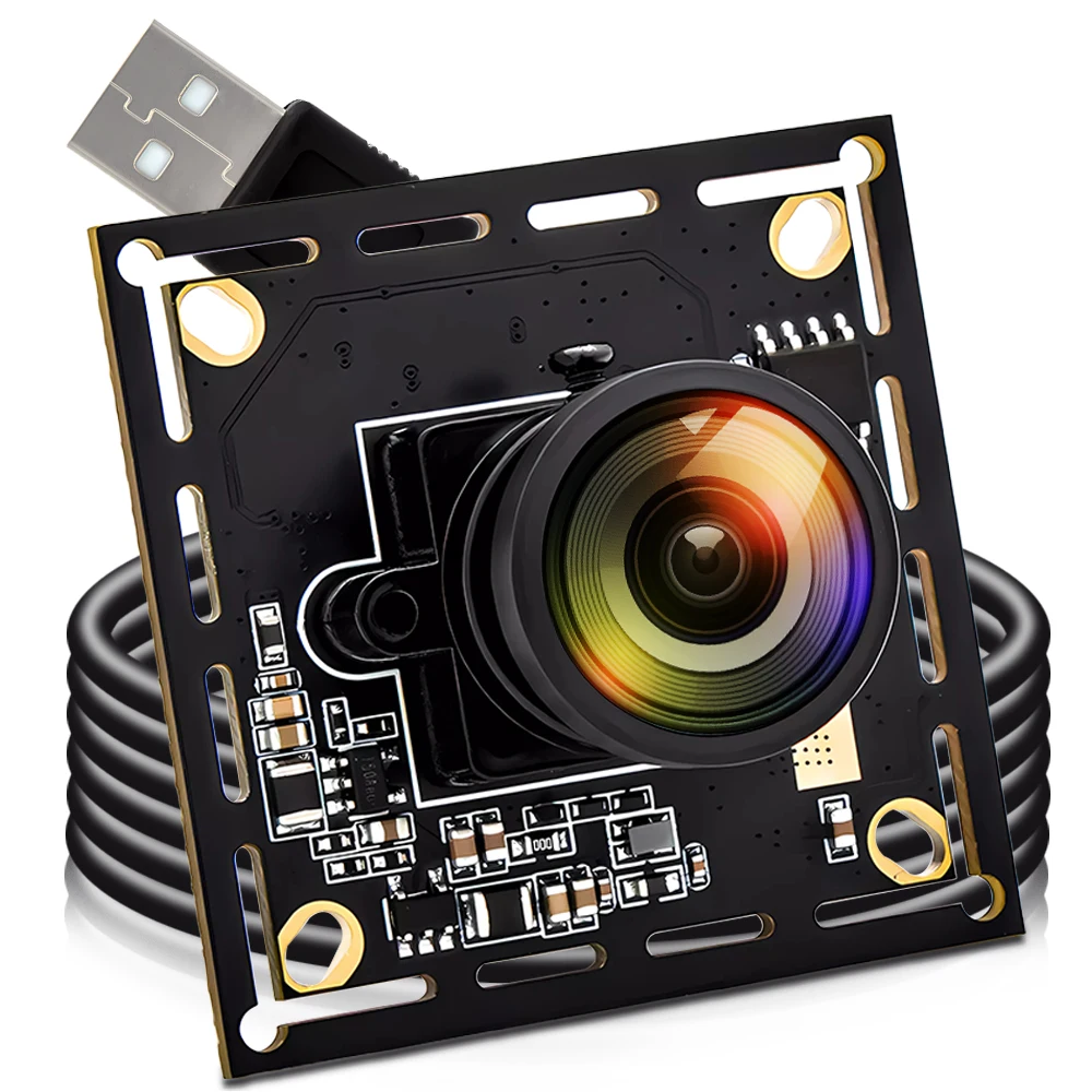 WGWK 90FPS USB Camera Module 1080P 2.3MP Global Shutter AR0234 Board With 1.8mm 145° Wide Angle View Lens High Frame Rate Camera