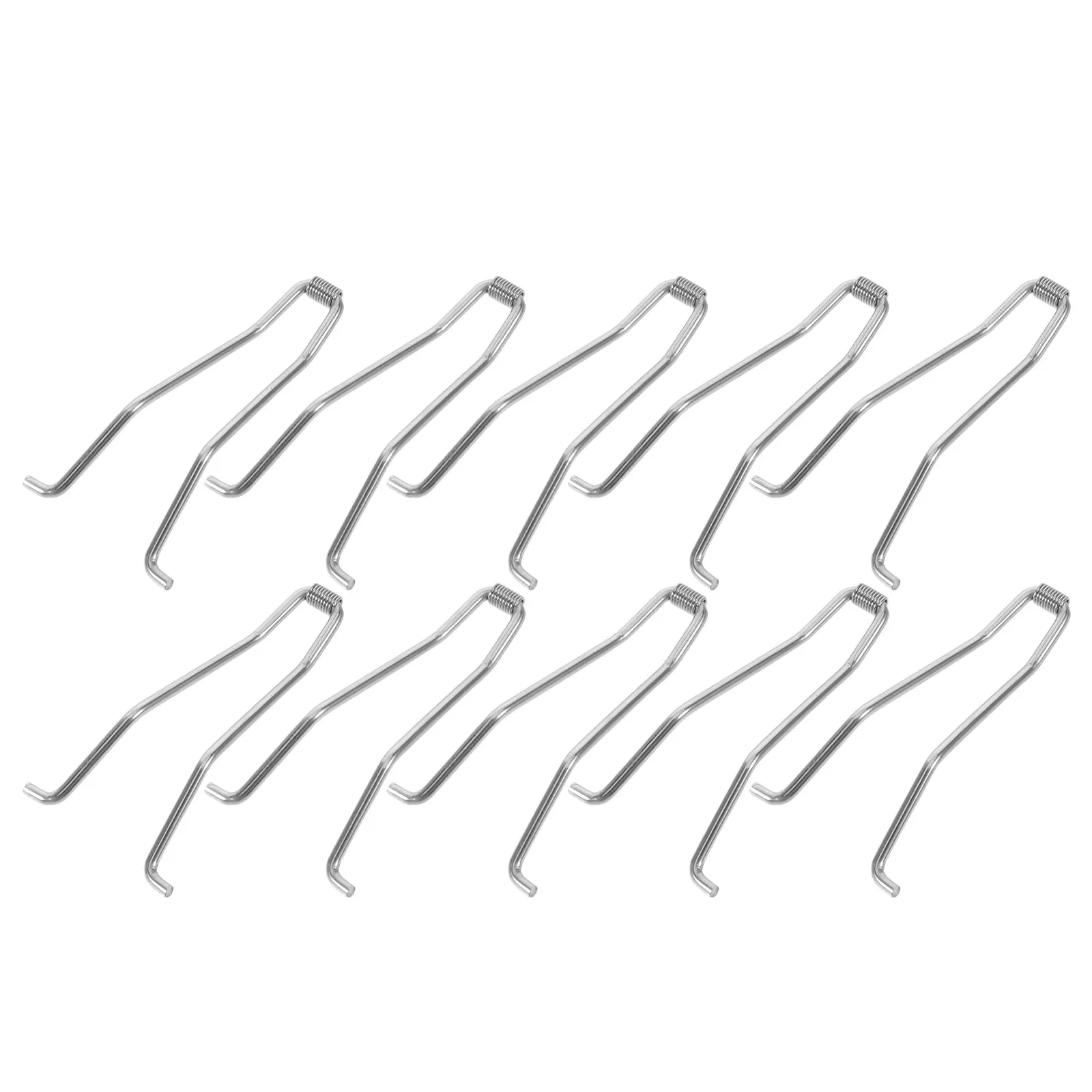 10Pcs Nail Clipper Spring Set High Elasticity Metal Replacement Snap Shrapnel Clip Travel Manicure Pedicure Tool Repair Parts