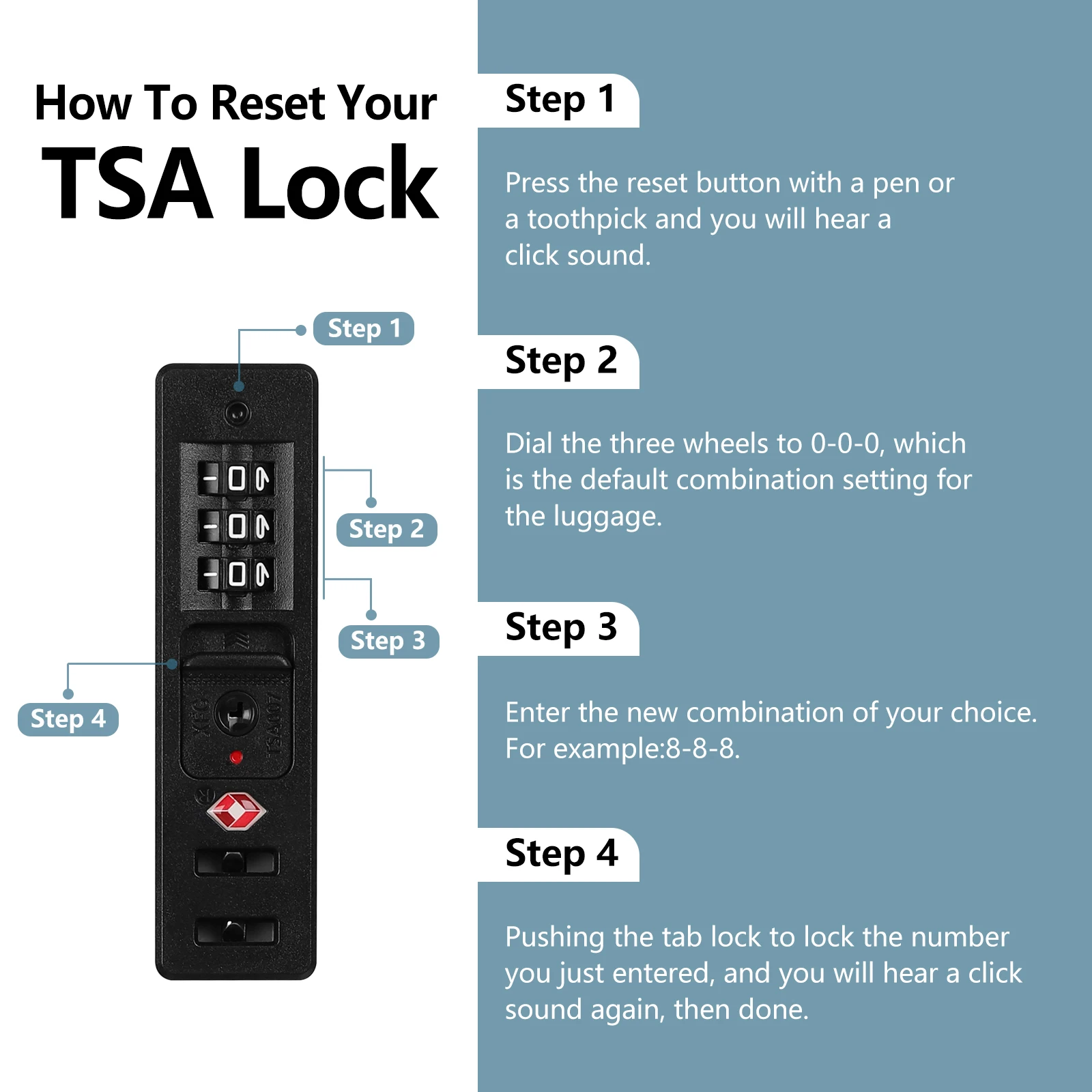 3 шт., набор чемоданов из АБС-пластика, с замком TSA