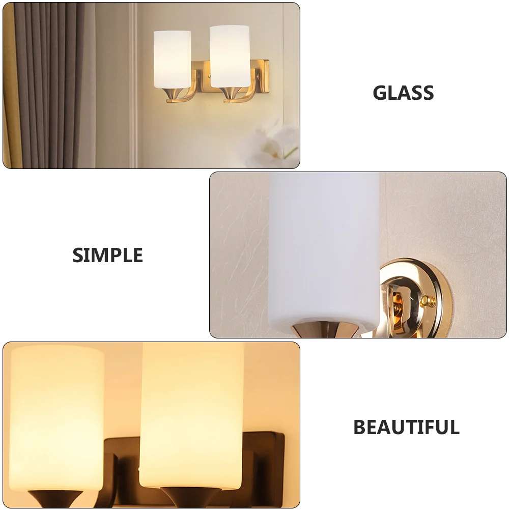 

2 шт., стеклянный абажур, цилиндр для настольного пола, подвесная люстра, потолочный настенный светильник, современная сменная крышка, смягчает яркость