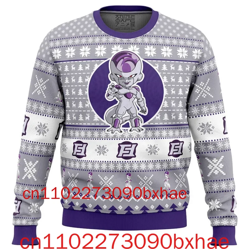 

New Dragon Ball Z Ugly Christmas Sweater 3D Print Beerus Autumn/Winter New Men's Women's and Children's Sweater