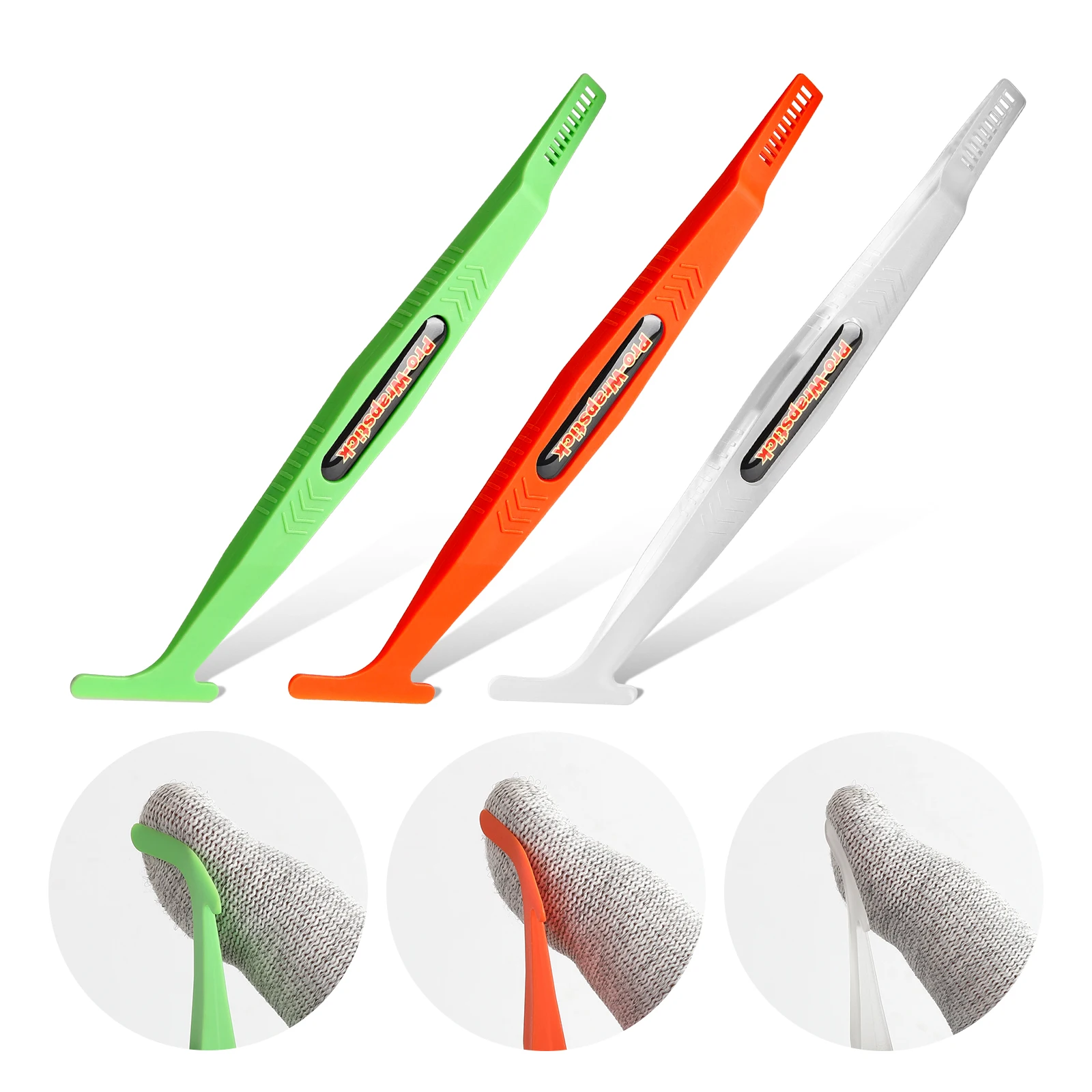 5Set Micro Mini Squeegee Set Film Stick Vinyl Wraps Application Tool Set Pro-Wrap Sticks Window Decal Auto Accessories