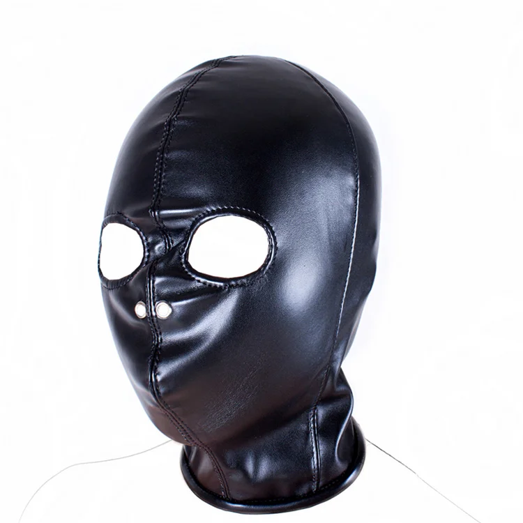 Fetish lederen volgelaatsmasker voor mannen vrouwen partij cosplay games hoofddeksels exotische sexy accessoires Halloween leuk gezicht vetersmasker