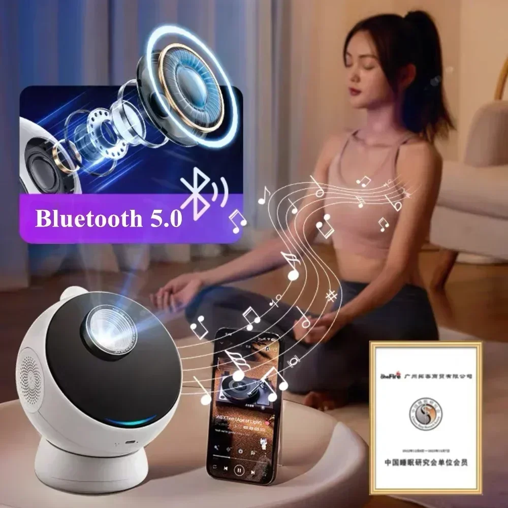 12 In 1 Echte Sterrenhemel Projector Met Meteor Bluetooth Speaker 360 ° Rotatie Projector Nachtlampje Kamer Decor Lamp Kinderen Geschenken