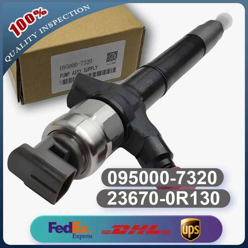 

095000-7320 095000-7330 23670-0R130 23670-0R180 Common Rail Injector for Toyota Engine 1AD-FTV 2AD-FTV Avensis Corolla RAV 4