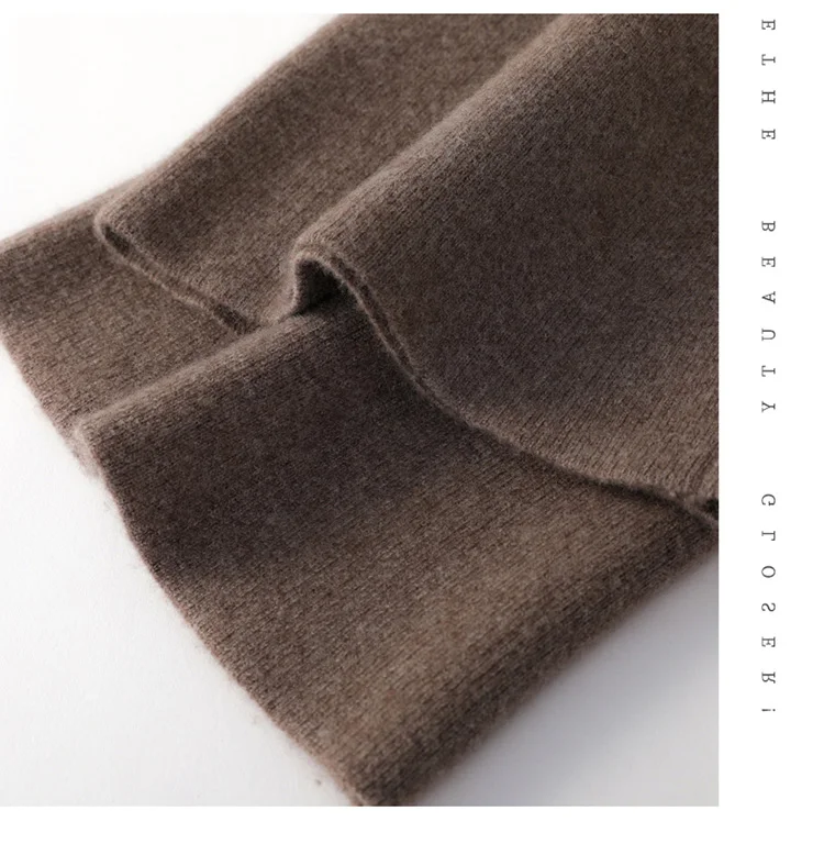 2024 New Autumn and Winter Solid Color Knitted Women's Wide-Leg Pants Thickened Casual Pants Temperament Commute Slimming