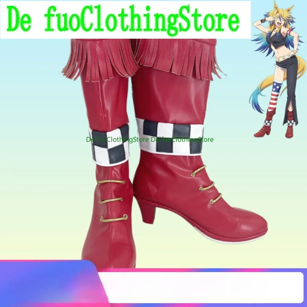 Character Anime Shoes Beautiful Derby Obey Your Master Role Playing Shoes Umamusume Halloween Party Women's Boots Customization