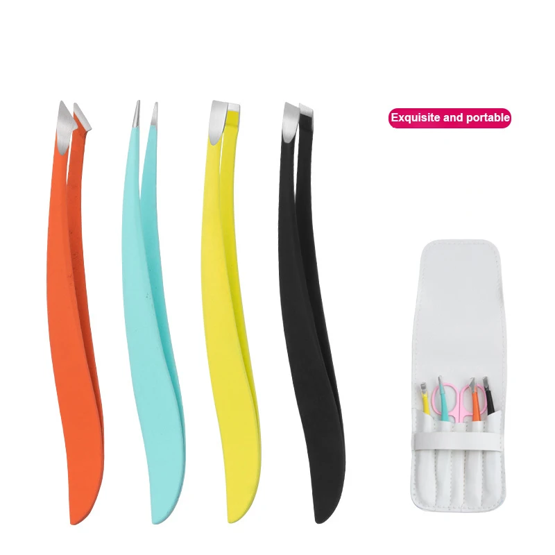 

Eyebrow Clip Stainless Steel 5Pcs Eyebrow Clip Set Multi-purpose Plucking Eyebrow Tweezers Set Beauty Tools