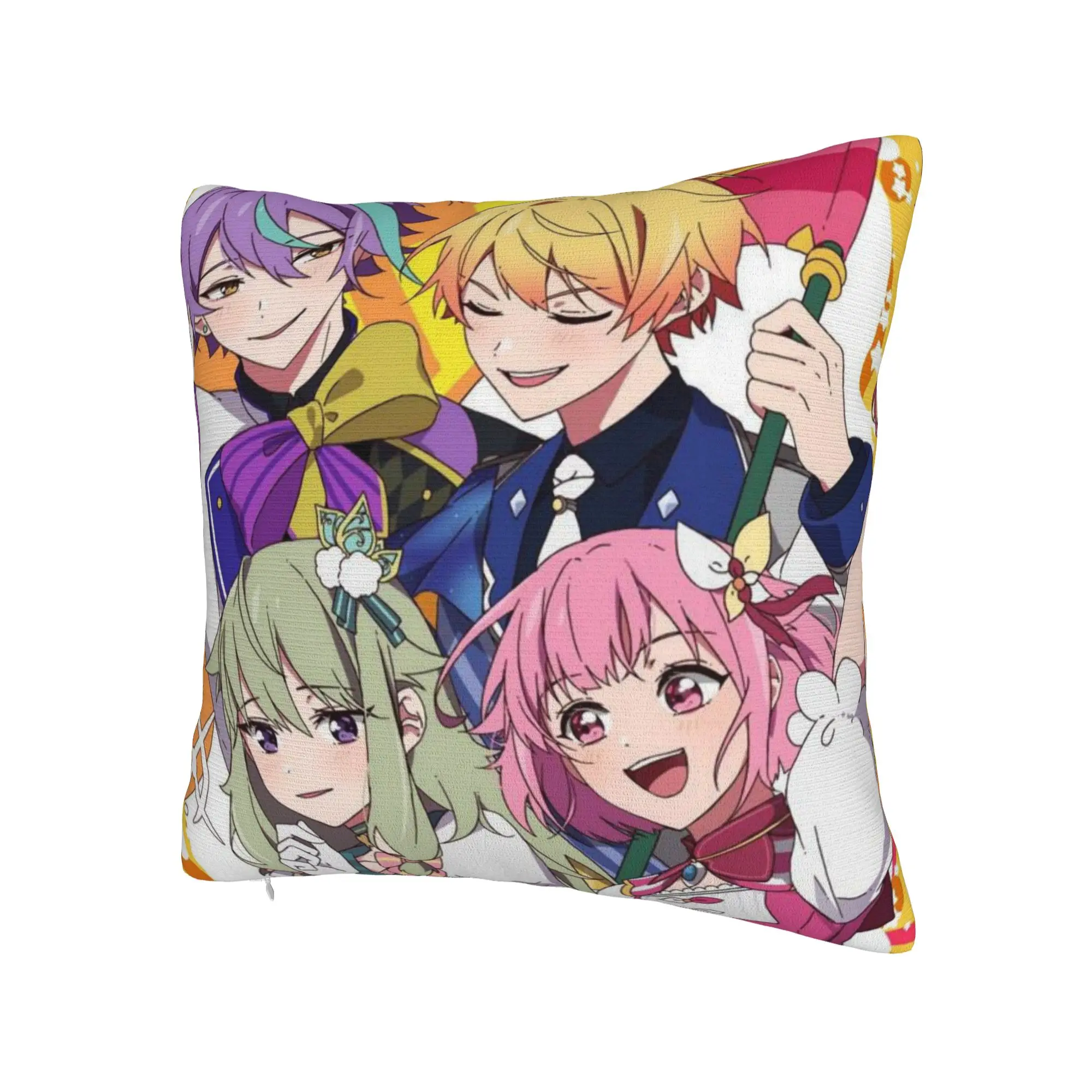 rui kamishiro tenma tsukasa Pillow Covers Soft Cushion Cover Gift Wonderlands x Showtime Throw Pillow Case Cover Home Multi-Size