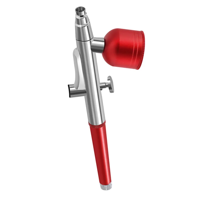 

A50U 2X Portable Single Action Airbrush 0.3Mm Nozzles Spray Airbrush Pen For Model Cake Nail Car Painting Beauty Inkjet-Red