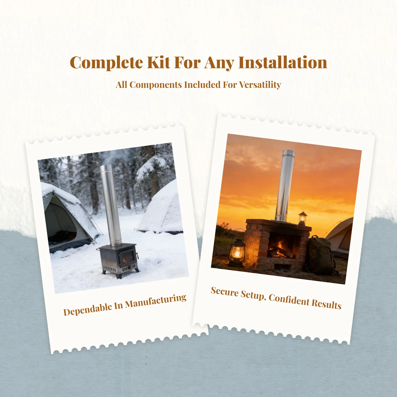 Tubo de Chaminé em Aço Inoxidável 304