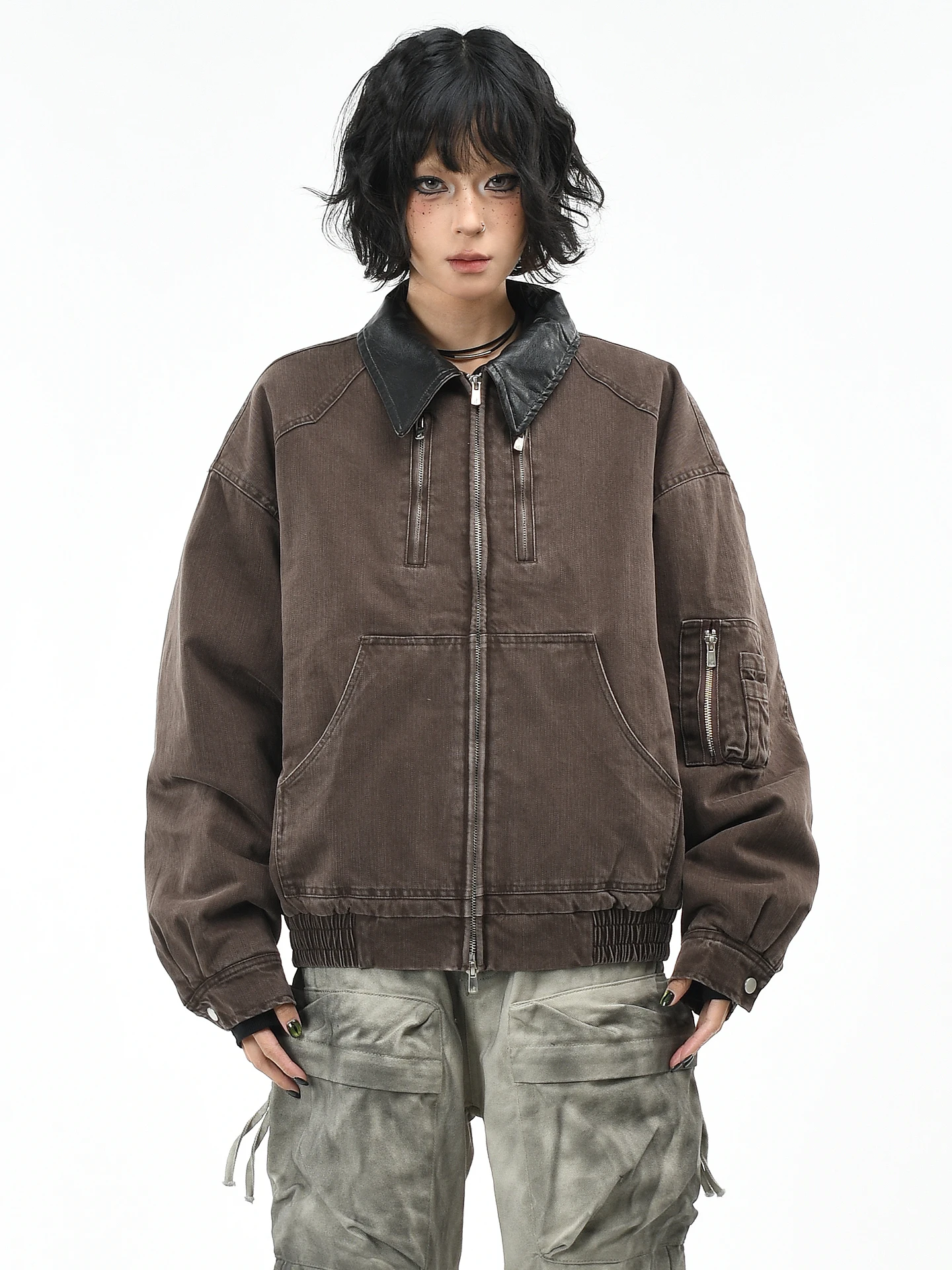 

Оригинальная американская ретро-куртка OV из хлопка для мужчин, свободного кроя, в стиле рабочей одежды, зимняя верхняя одежда из бамбукового хлопка, модель Detroit