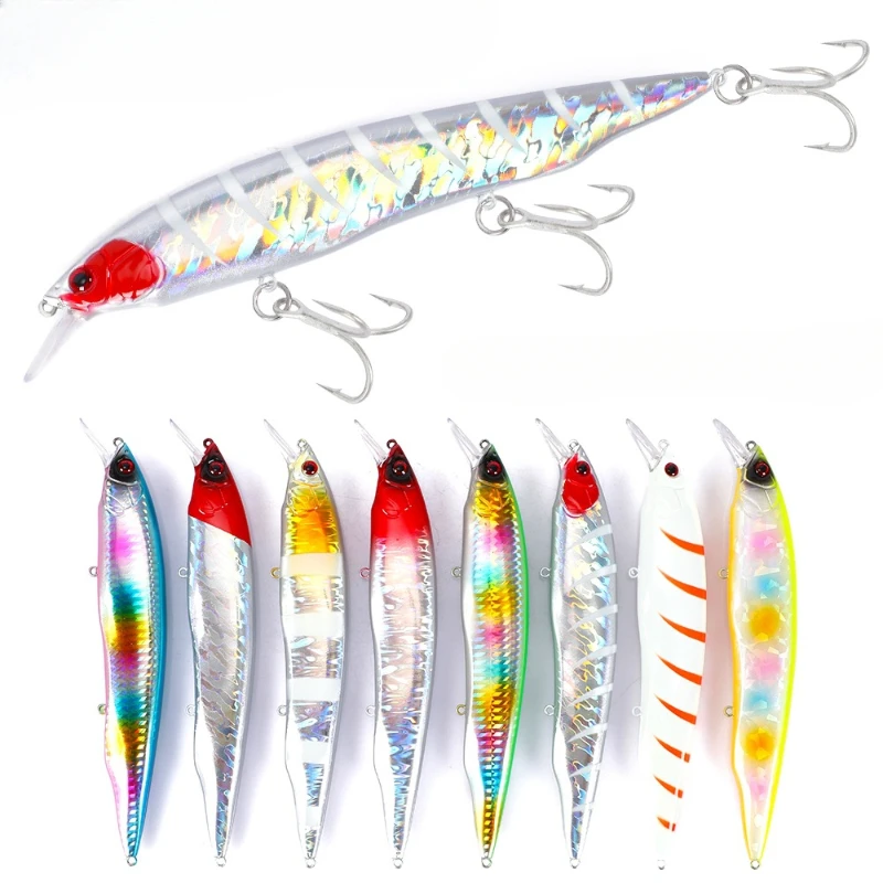 

1PCS 16cm 30g Night Light Minnow Fishing Lure Hard Wobbler Jia Bait Crankbait CarpStriped Bass Pesca Fishing Tackle SwimBait