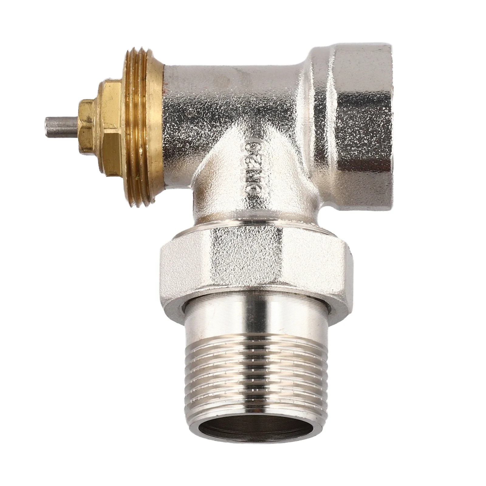 Brass Angle Valve Thermostatic Regulating Valve Brass Angle Valve For DN15/DN20 With M30x1 5mm Thread For Enhanced Efficiency