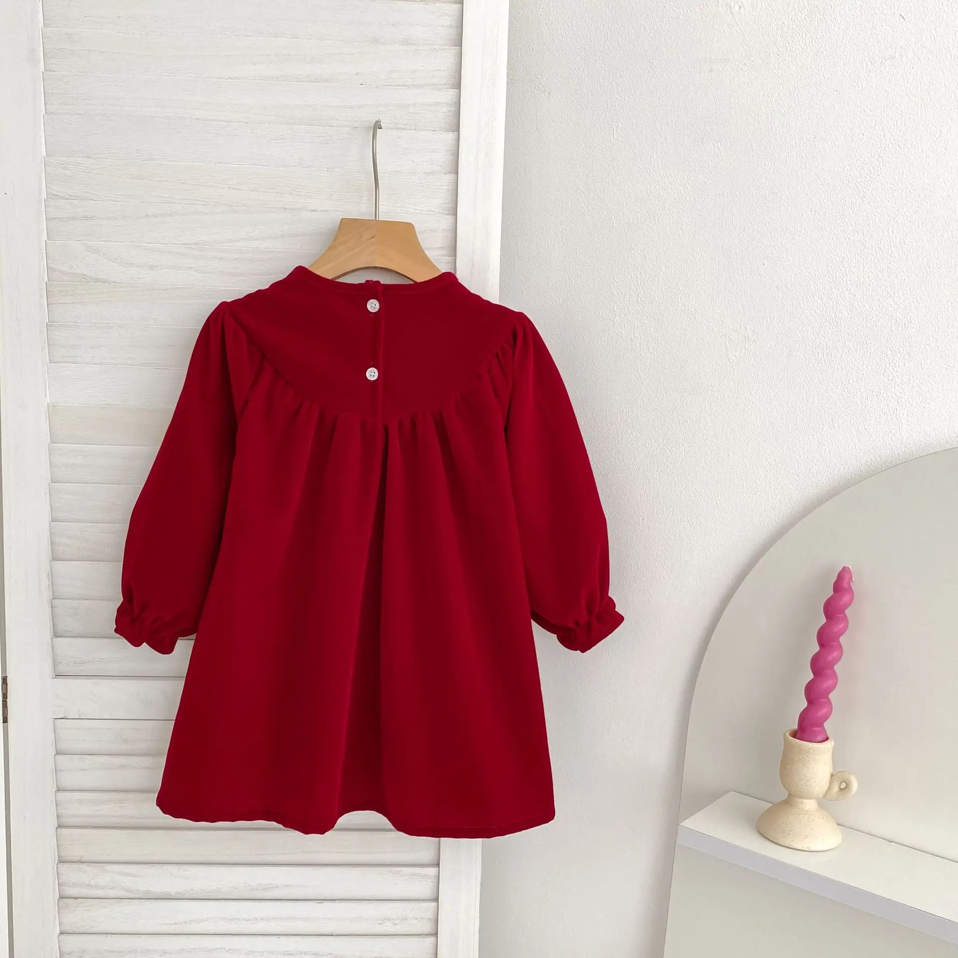 Weihnachten Schwestern Mädchen Prinzessin Kleid Neujahr Party Kleidung Baumwolle Spleißen Kinder Party Kleid Baby Bodys Schwestern Kleidung – Detail 4